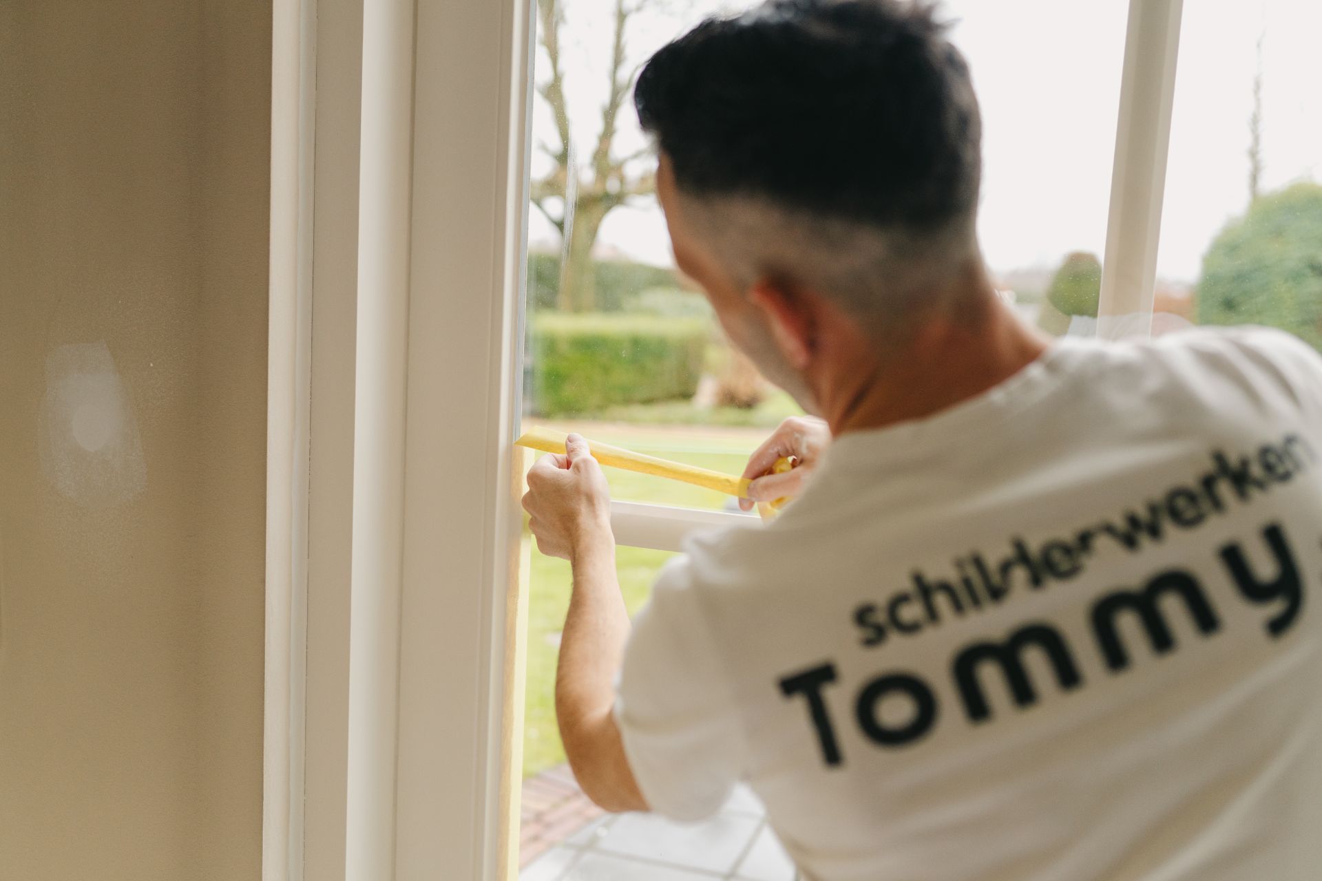 Schilderwerken Tommy afplakking